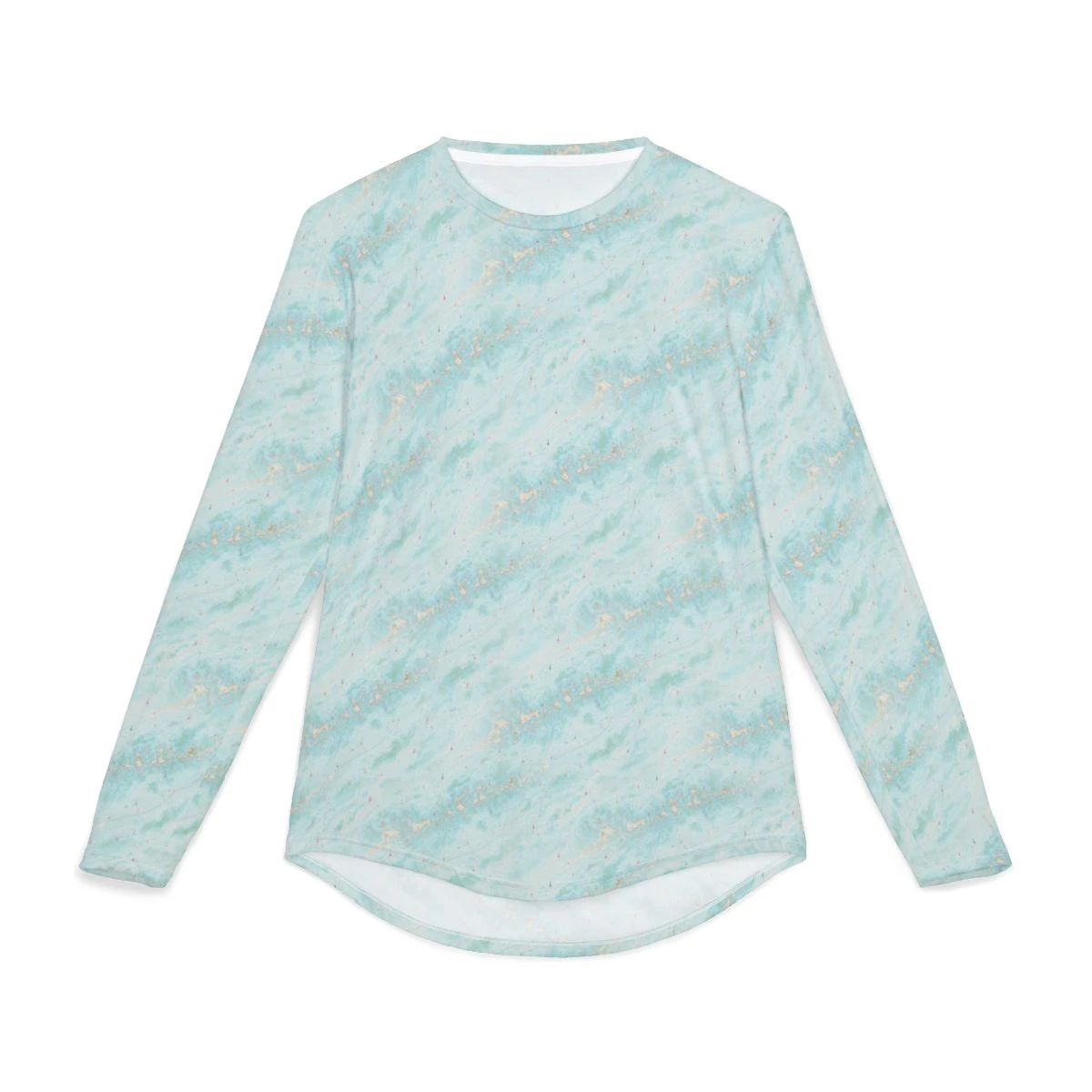 Lower Keys Chart Sun Shirt — Aqua