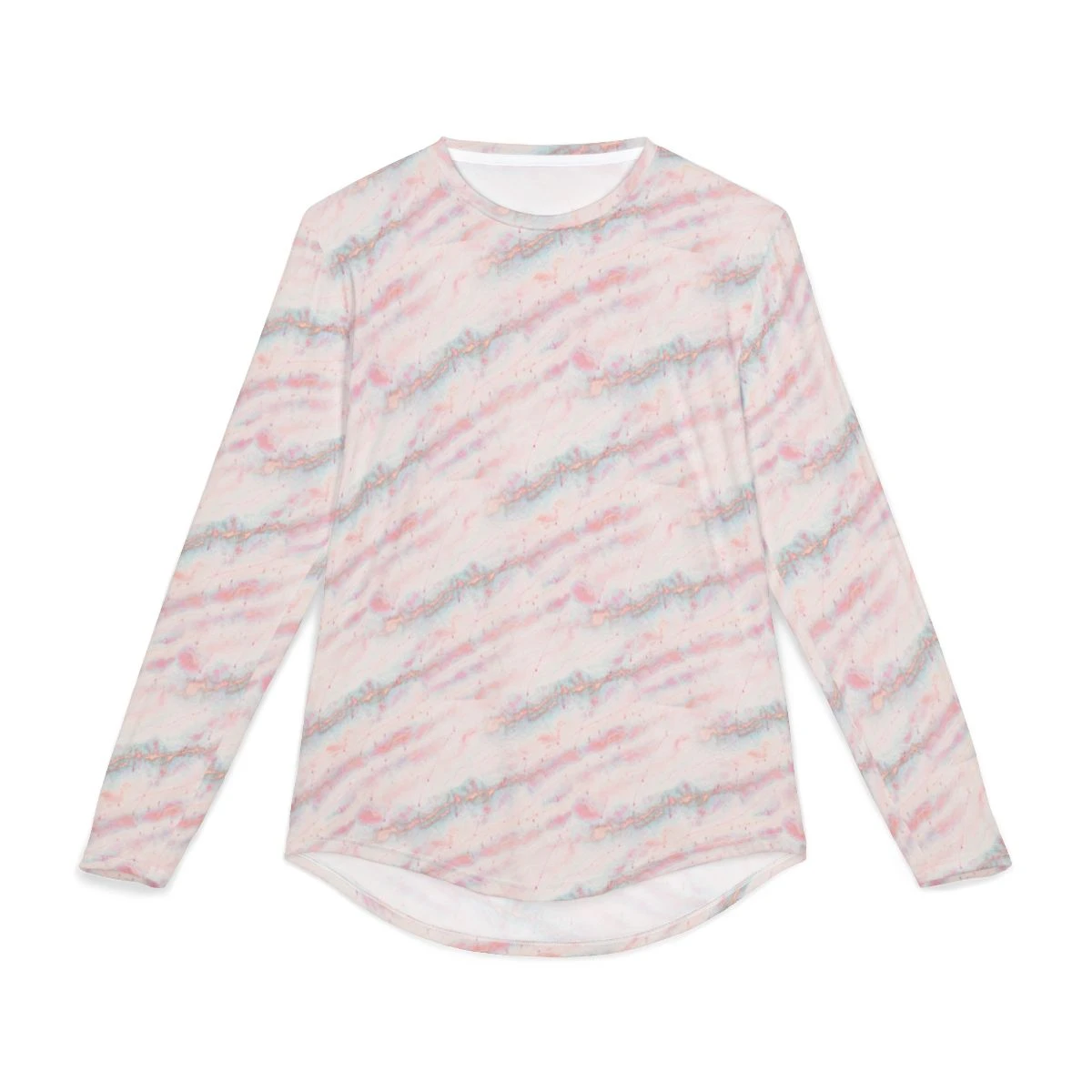 Lower Keys Chart Sun Shirt — Pink Coral Sunset