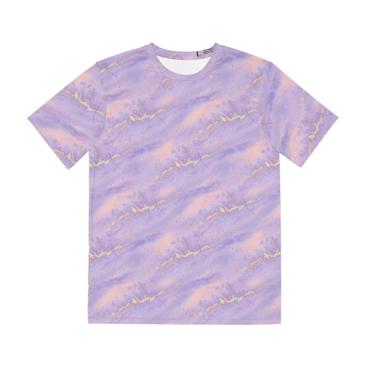 Lower Keys Chart Tee — Lavender Sunset